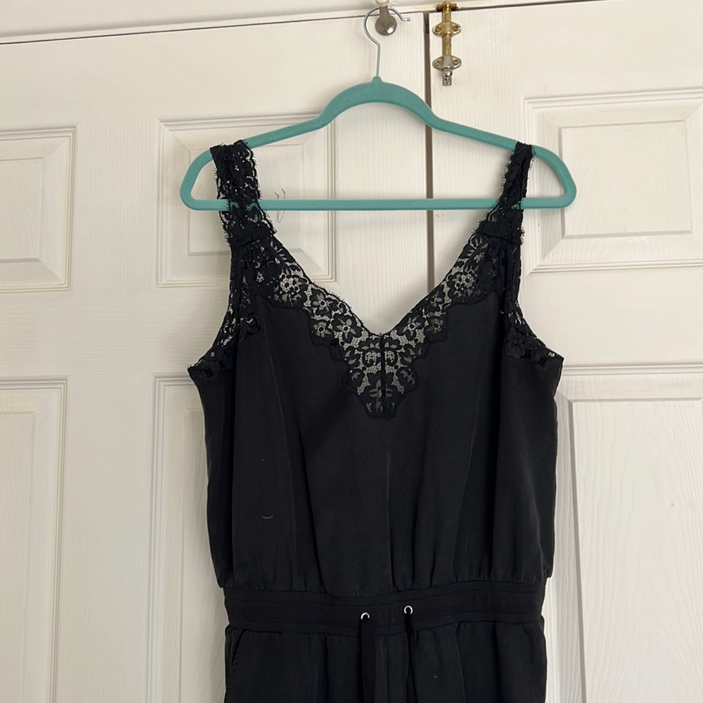 Cami NYC jumpsuit with lace trim